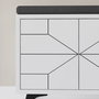 Hanah Home Dune Bench - Blanco